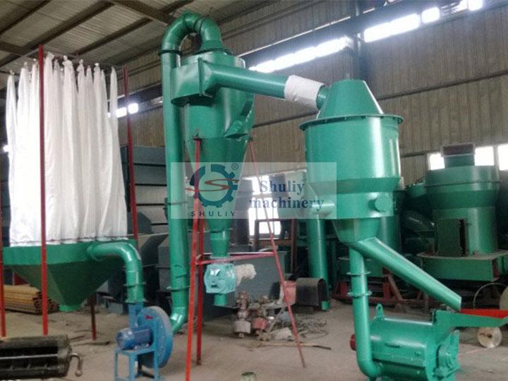 complete set of wood powder making machines