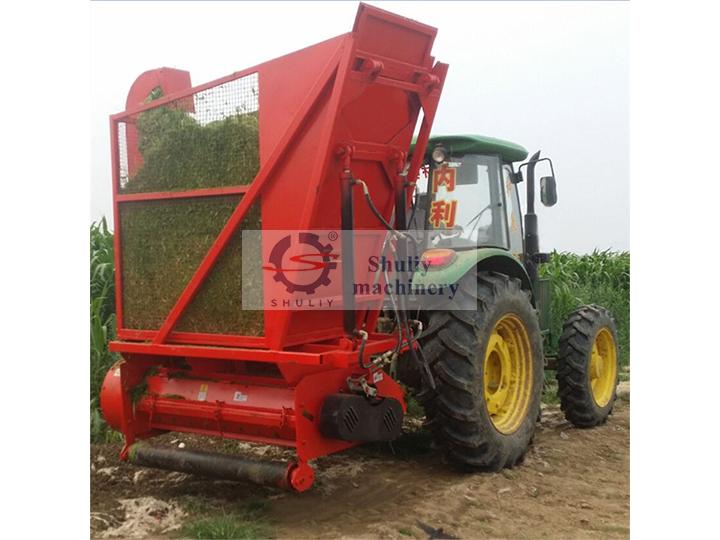 corn stalk harvester machine