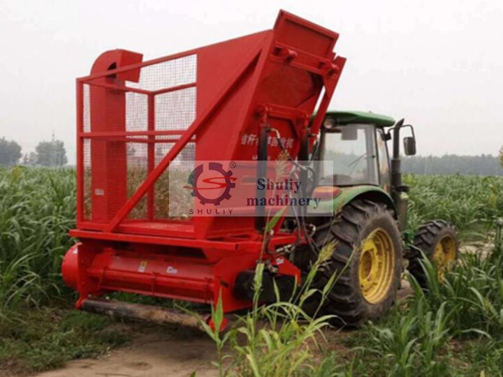 corn stalk harvester