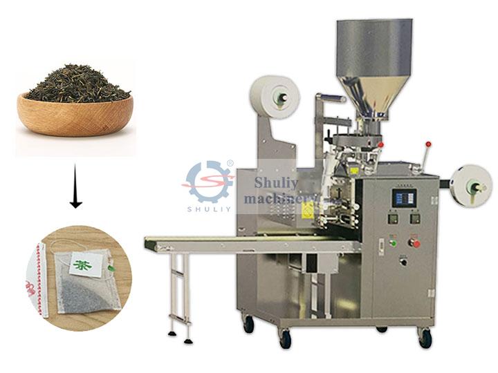 dip tea bags packing machine with strings and tag