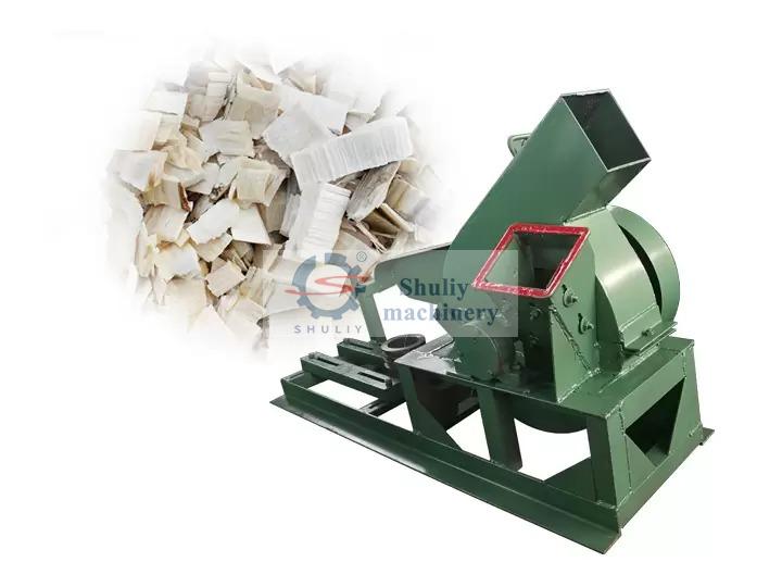 Compressed wood pallet making machine