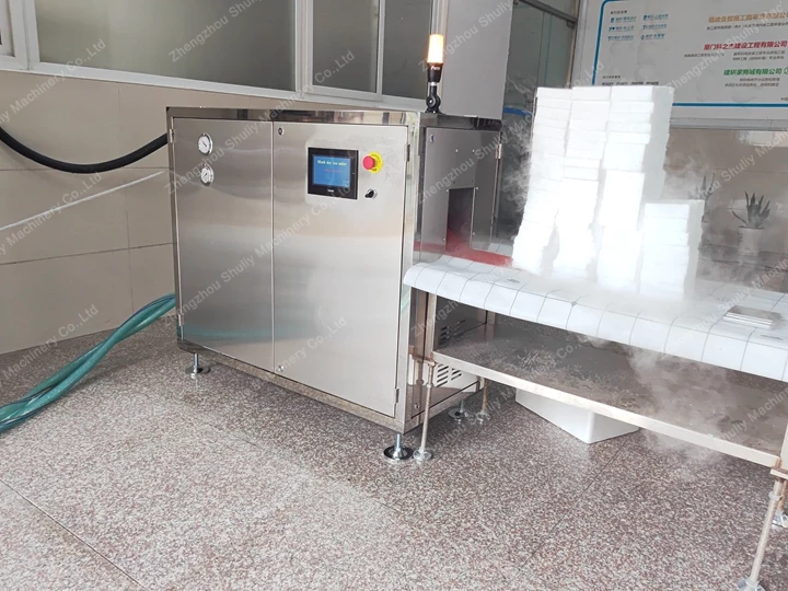 dry ice blocks production