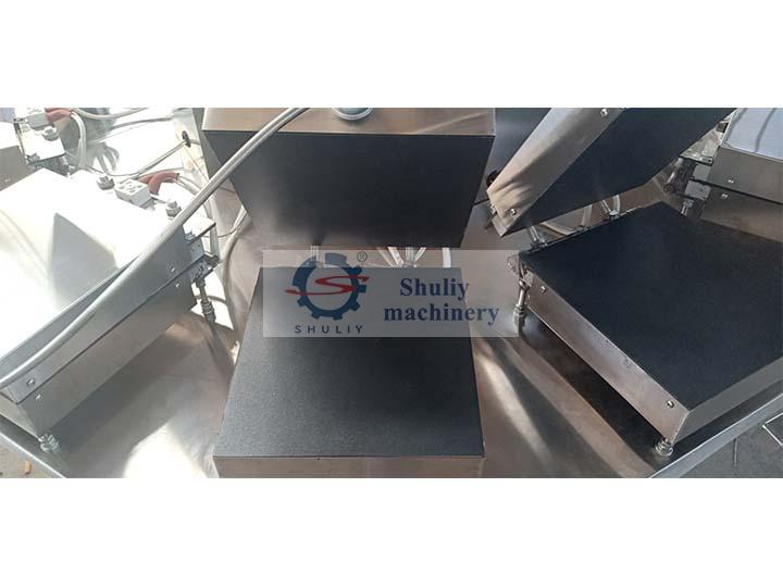 egg roll machine heating plates