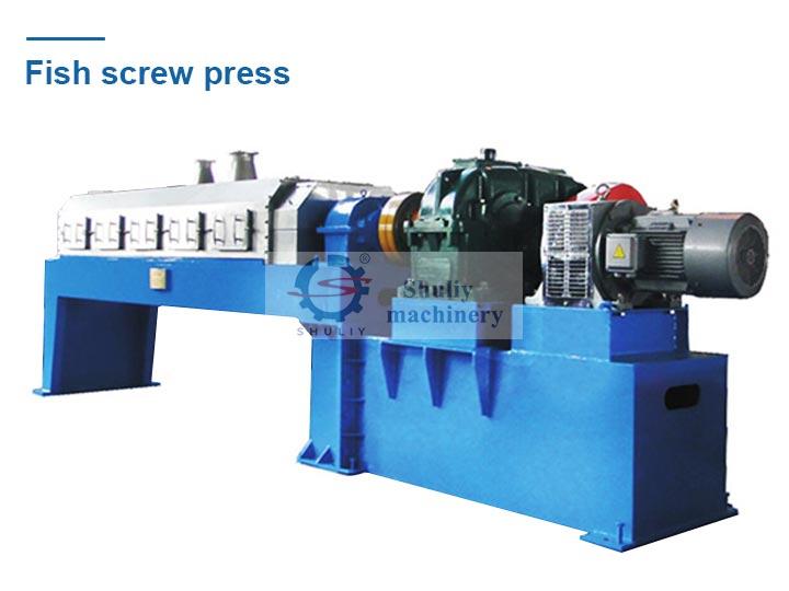 Fish screw press