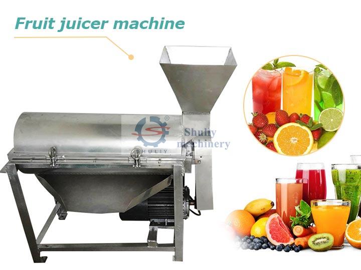 Fruit juicer machine