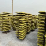 production de masse de cartons d'œufs