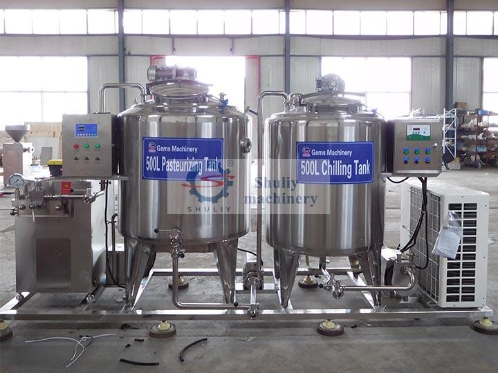 milk pasteurizer tank