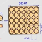 pulp fruit tray mold design