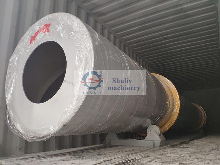 rotary dryer machine for shipping to Singapore