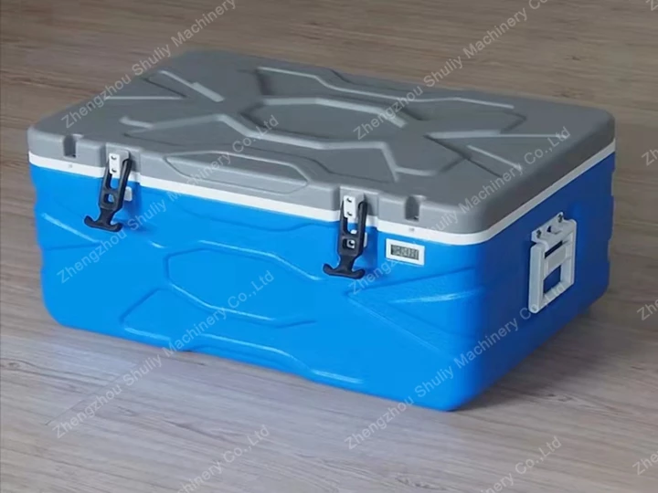 small dry ice box