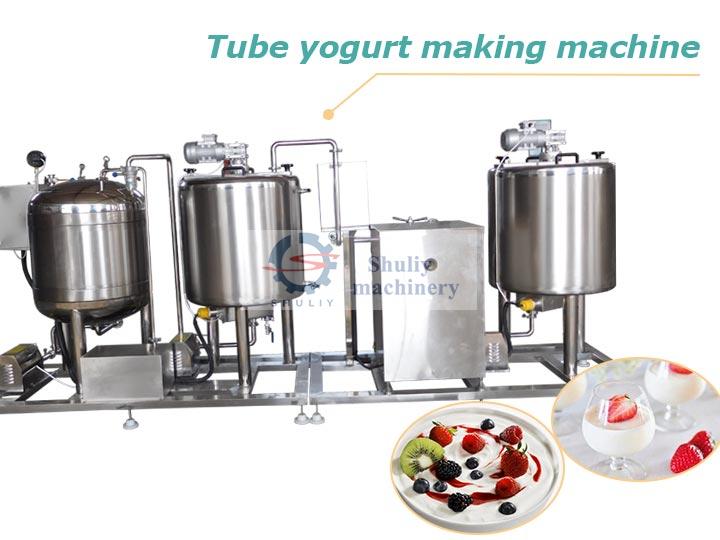 Máquina de hacer yogur en tubo