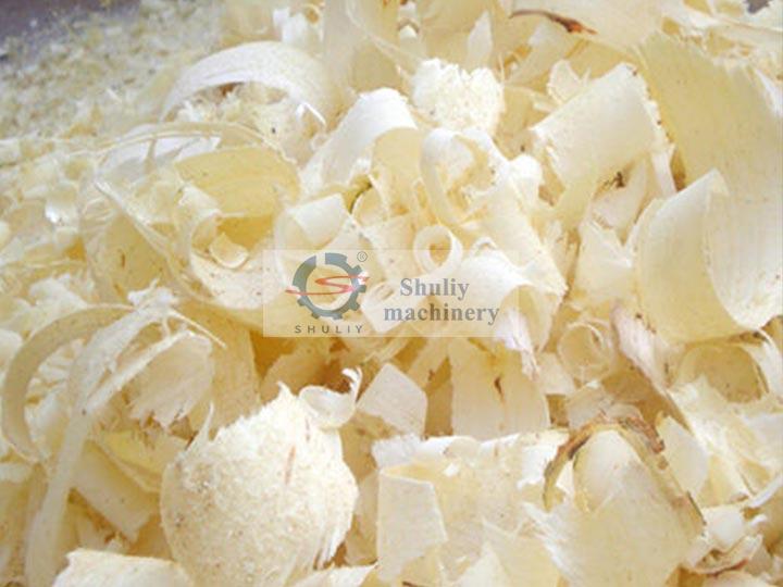 wood shavings