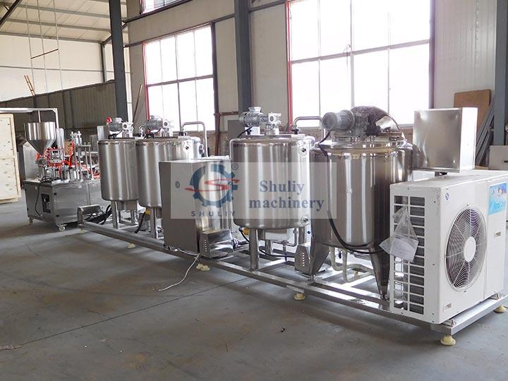 yogurt processing plant