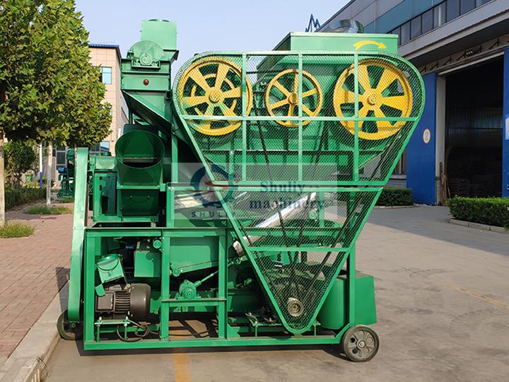 combined peanut sheller