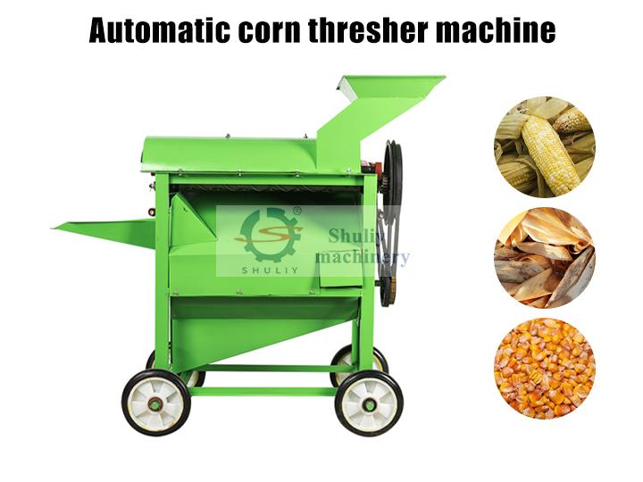 corn peeler and thresher