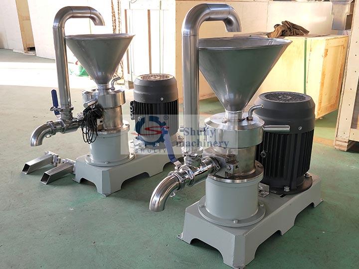 Peanut butter grinding machine