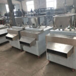 Almond slice cutting machines