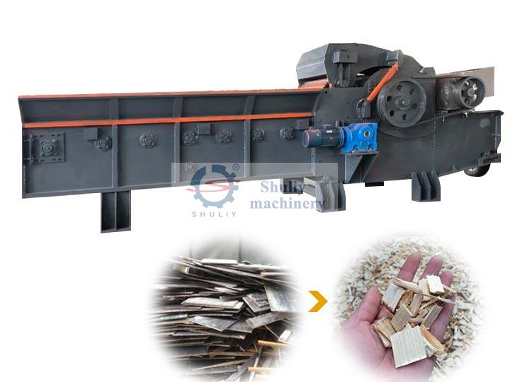 Wood crusher machine