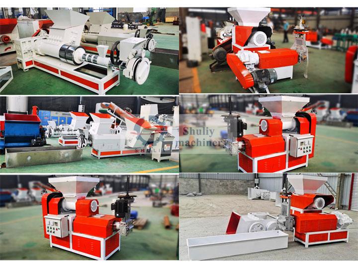 5 EPS EPE plastic foam recycling machine display