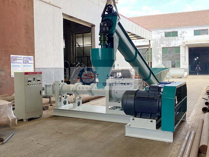 feather puffing extruder machine