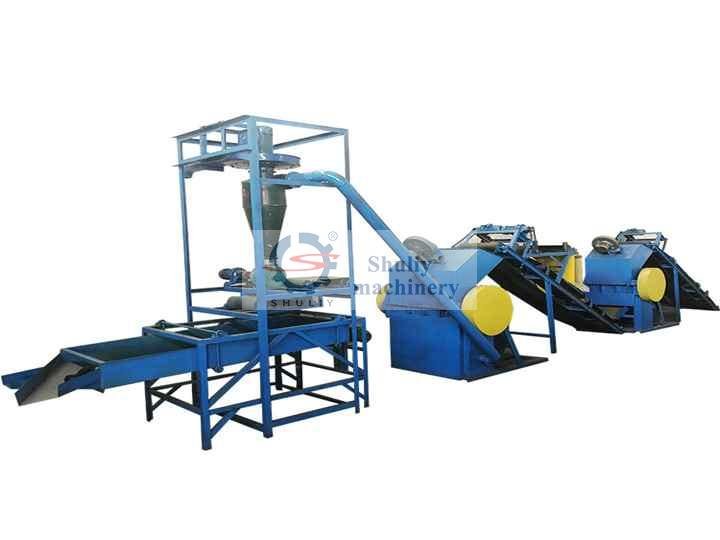 Granule-making-and-screening-unit