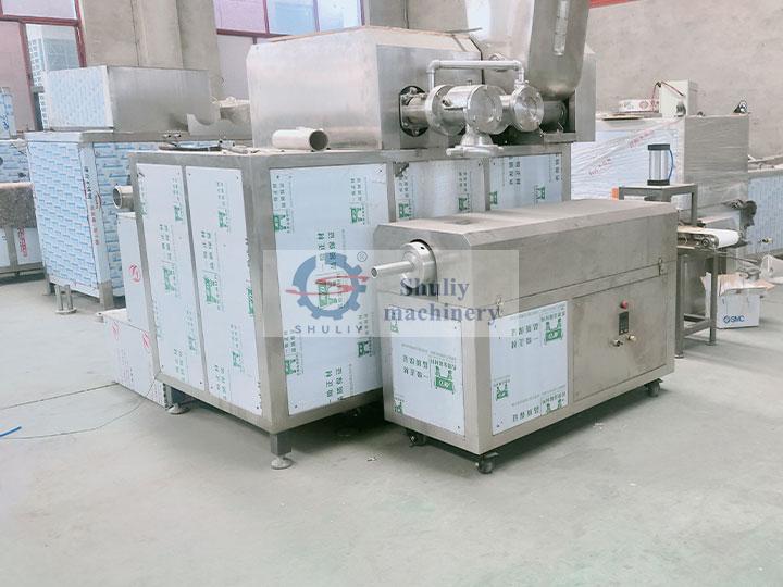 shrimp crackers frying line