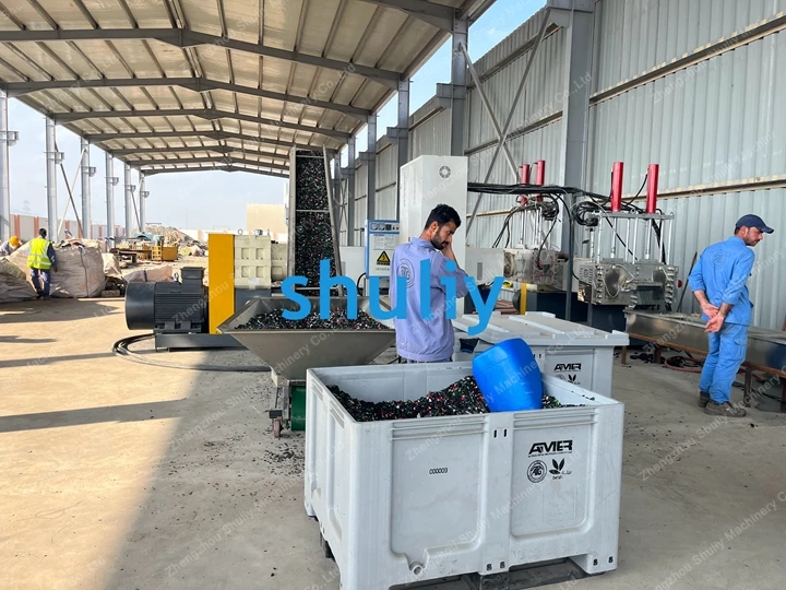 plastic pellets production